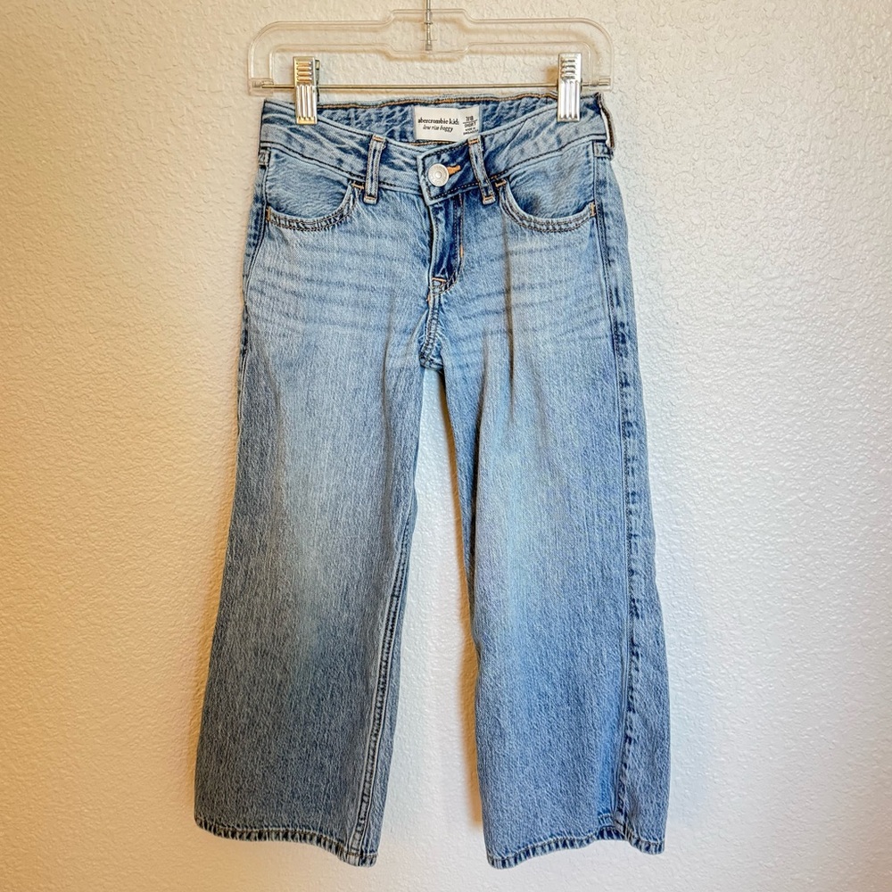 Abercrombie Blue Girls Denim Jeans - size 7/8 short